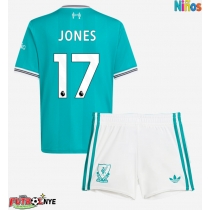 Camiseta Liverpool Curtis Jones #17 Tercera Equipación para niños 2025-26 manga corta (+ pantalones cortos)